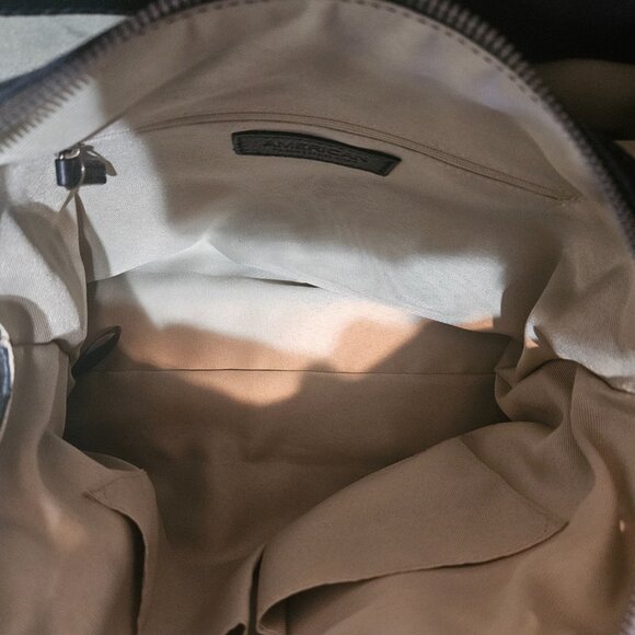 AMERICAN LEATHER CO. Lenox Triple Entry Satchel - Picture 6 of 7